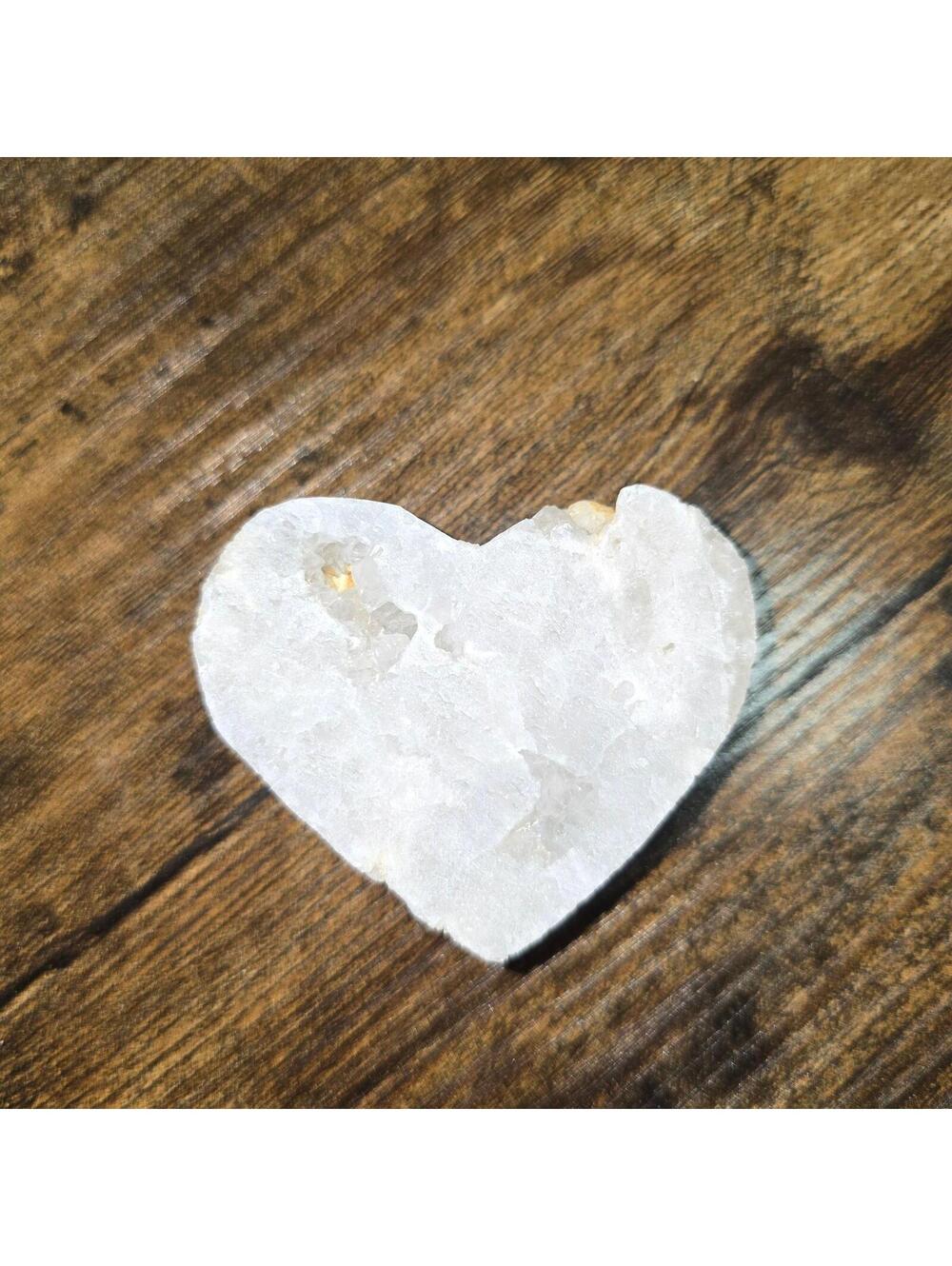 582. Druzy Quartz Heart